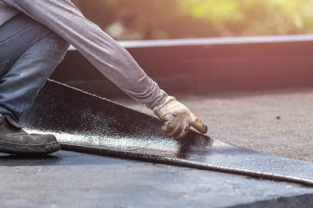 Professional Basement Waterproofing technician working in Oostburg, WI